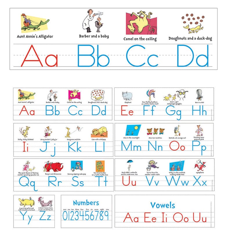 Dr Seuss Manuscript Alphabet Bb Set (Pack of 3) - Language Arts - Eureka
