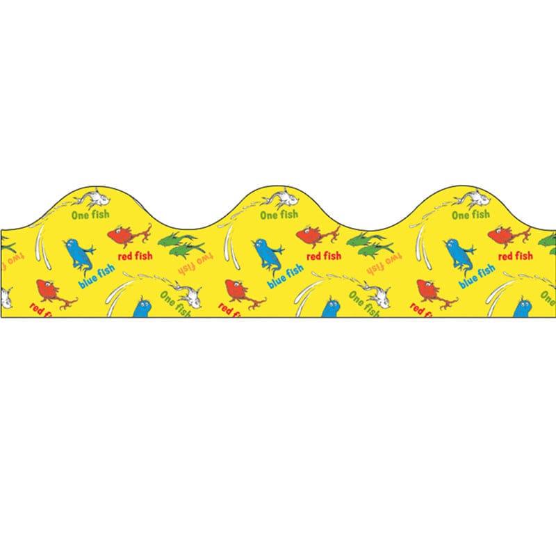 Dr Seuss One Fish Two Fish Trimmer (Pack of 10) - Border/Trimmer - Eureka