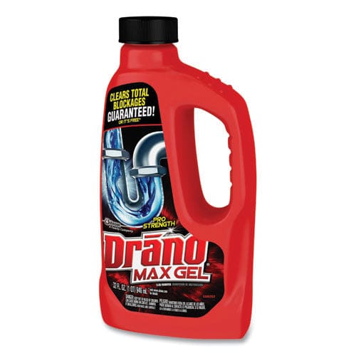 Drano Max Gel Clog Remover 32 Oz Bottle 12/carton - Janitorial & Sanitation - Drano®