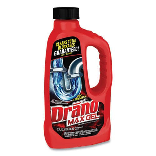 Drano Max Gel Clog Remover 32 Oz Bottle 12/carton - Janitorial & Sanitation - Drano®