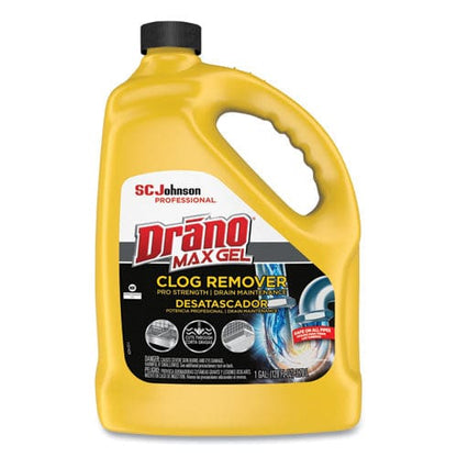 Drano Max Gel Clog Remover Bleach Scent 128 Oz Bottle 4/carton - Janitorial & Sanitation - Drano®