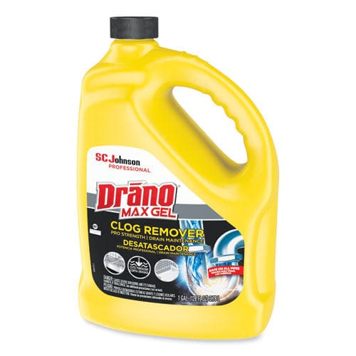 Drano Max Gel Clog Remover Bleach Scent 128 Oz Bottle - Janitorial & Sanitation - Drano®