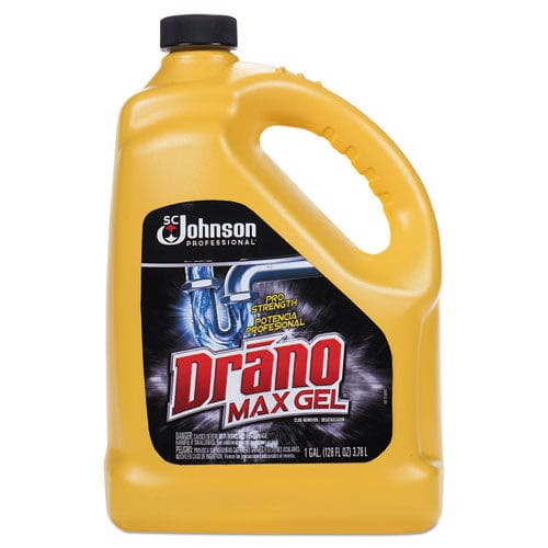 Drano Max Gel Clog Remover Bleach Scent 128 Oz Bottle - Janitorial & Sanitation - Drano®