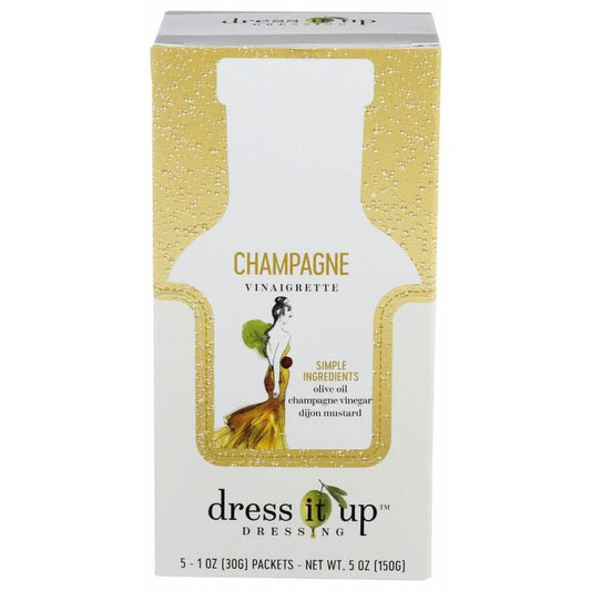 DRESS IT UP DRESSING Dress It Up Dressing Vinaigrette Champagne Single Serve Packets, 5 Oz
