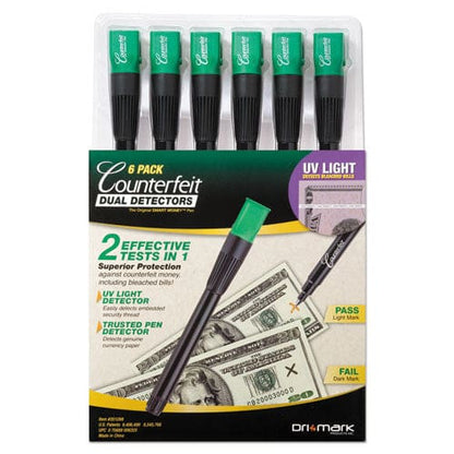 Dri-Mark Counterfeit Money Detection System Uv Light; Watermark Detector; Color Change Ink U.s. Currency 0.8 X 0.8 X 6 Black/green - Office