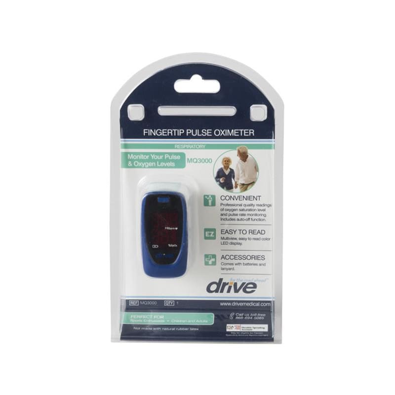 Drive Medical Pulse Oximeter Fingertip - Diagnostics >> Oximetry - Drive Medical