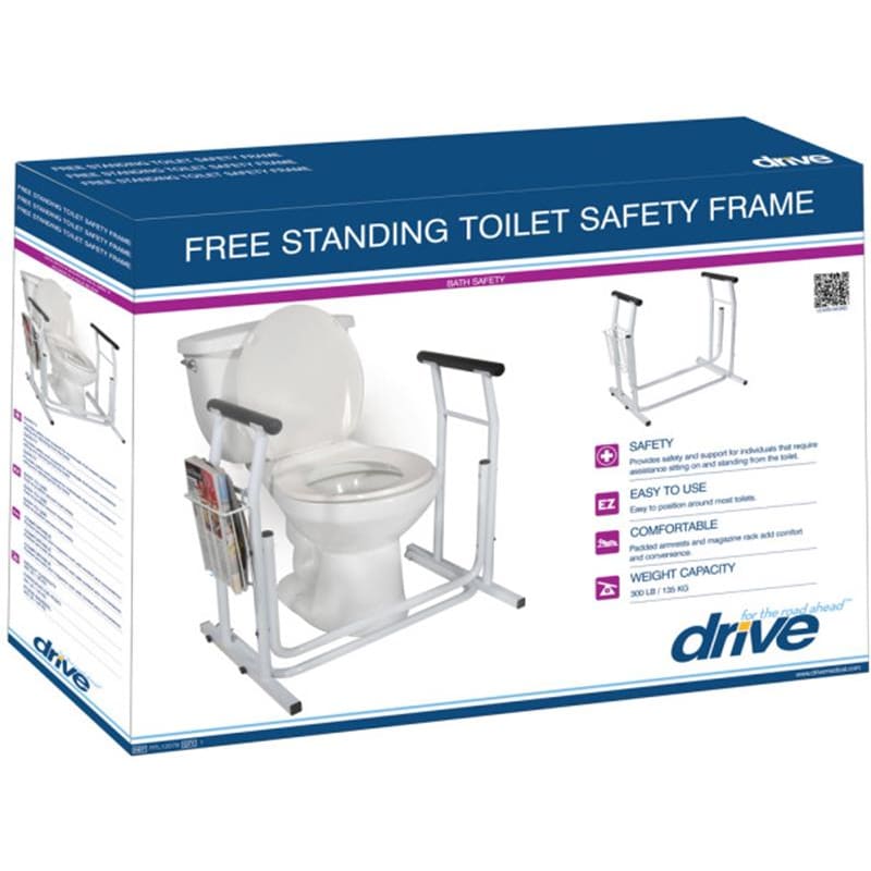 Drive Medical Toilet Safety Rail Free Standing - Item Detail - Drive Medical
