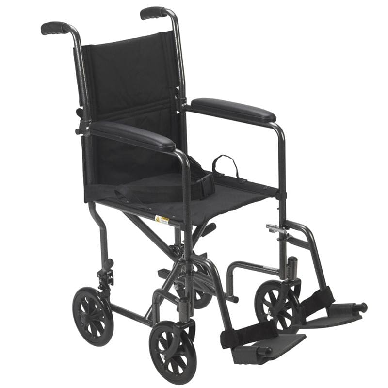 Drive Medical Transport Chair 19In Black Steel - Item Detail - Drive Medical