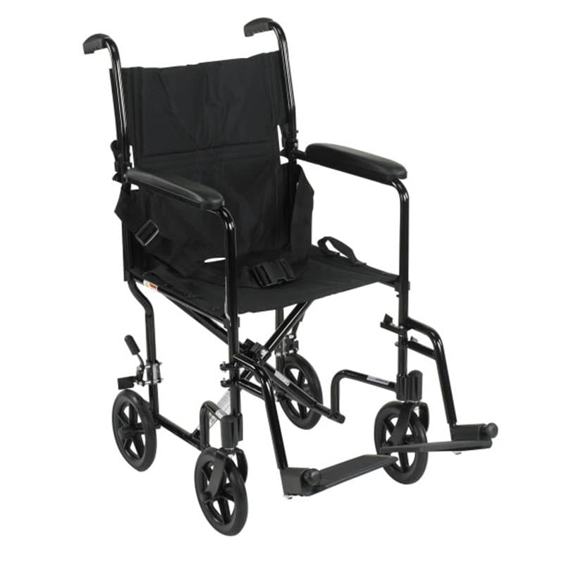 Drive Medical Transport Chair Aluminum Black 300Lb - Item Detail - Drive Medical