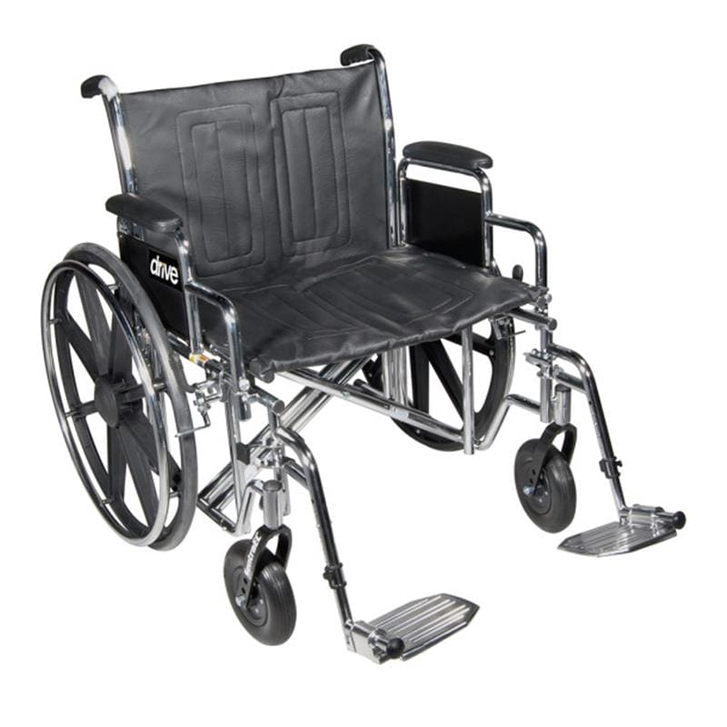 Drive Medical Wheelchair 22 X 18 Full Arm Elr - Durable Medical Equipment >> Wheelchairs - Drive Medical