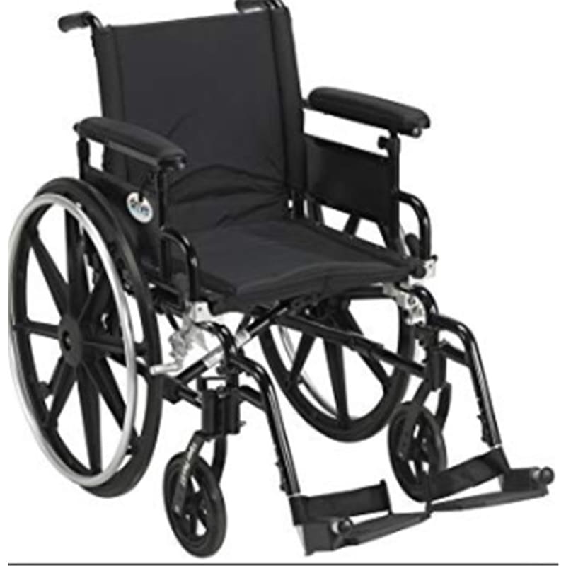 Drive Medical Wheelchair 22X18 Dsk Arm Sw Footrest - Durable Medical Equipment >> Wheelchairs - Drive Medical