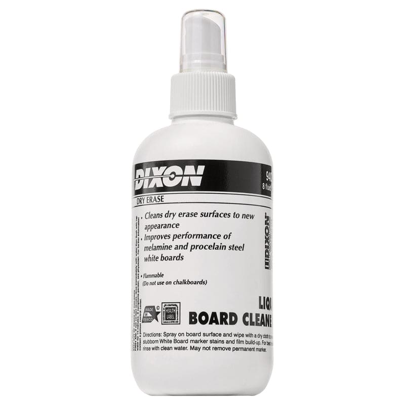 Dry Erase Board Cleaner 8 Oz Bottle (Pack of 10) - Whiteboard Accessories - Dixon Ticonderoga Company