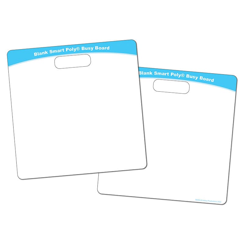 Dry Erase Busy Board Blank 2-Side (Pack of 8) - Hands-On Activities - Ashley Productions