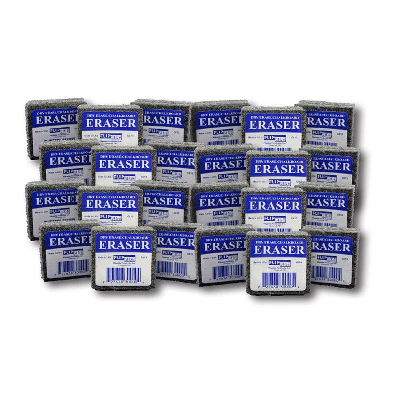 Dry Erase /Chalkboard Eraser 24Pk - Erasers - Flipside