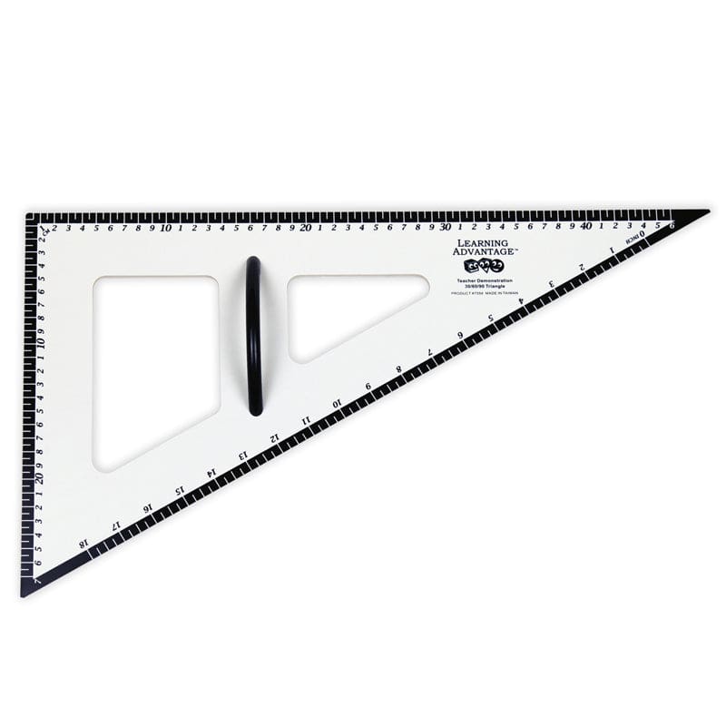 Dry Erase Magnetic Triangle 30/60/90 (Pack of 2) - Drawing Instruments - Learning Advantage