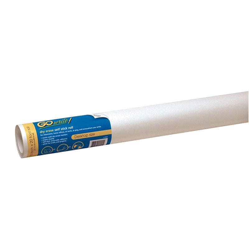 Dry Erase Roll White 18In X 20Ft Self-Adhesive - Dry Erase Sheets - Dixon Ticonderoga Co - Pacon