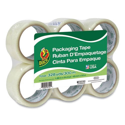 Duck Commercial Grade Packaging Tape 3 Core 1.88 X 55 Yds Clear 6/pack - Office - Duck®