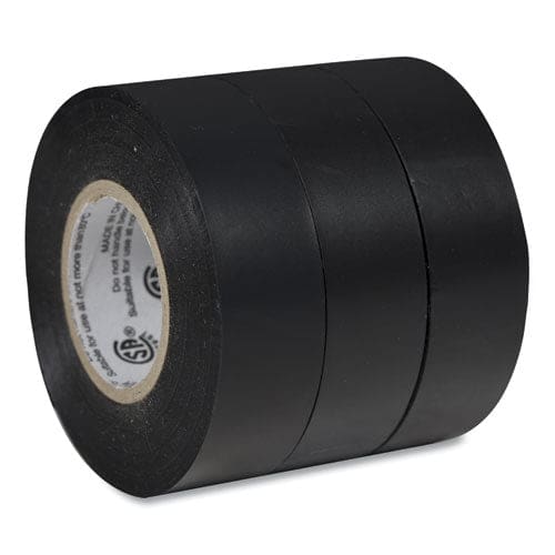 Duck Pro Electrical Tape 1 Core 0.75 X 50 Ft Black 3/pack - Office - Duck®