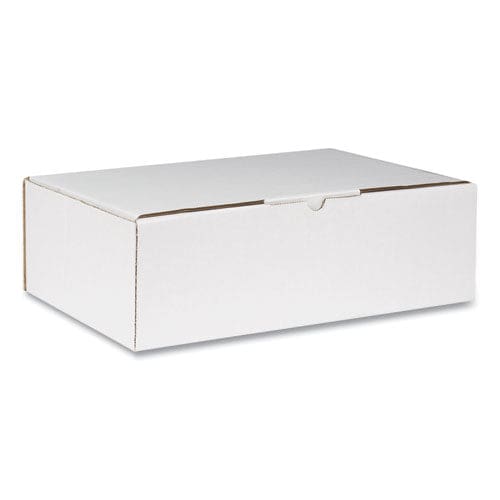 Duck Self-locking Mailing Box Regular Slotted Container (rsc) 9 X 13 X 4 White 25/pack - Office - Duck®
