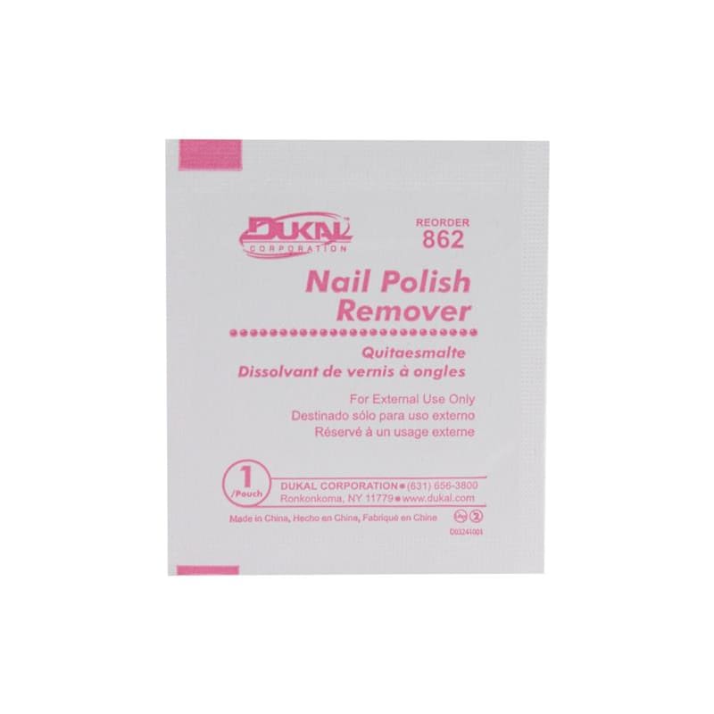 DUKAL Nail Polish Remover Pads Box of 100 (Pack of 5) - Item Detail - DUKAL