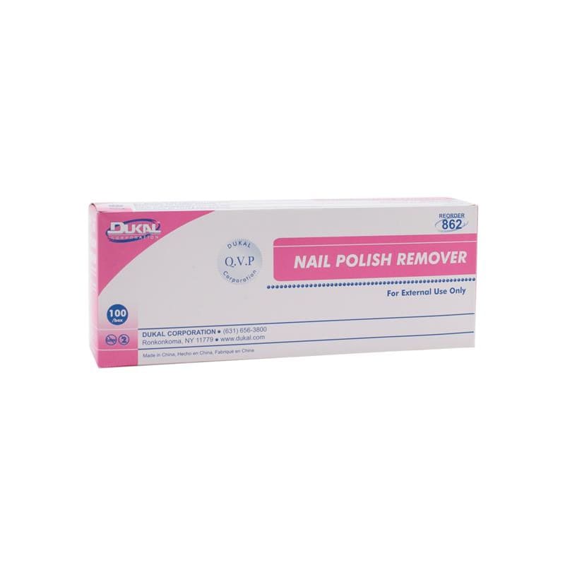 DUKAL Nail Polish Remover Pads Box of 100 (Pack of 5) - Item Detail - DUKAL