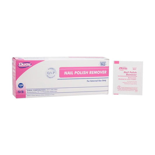 DUKAL Nail Polish Remover Pads Box of 100 (Pack of 5) - Item Detail - DUKAL