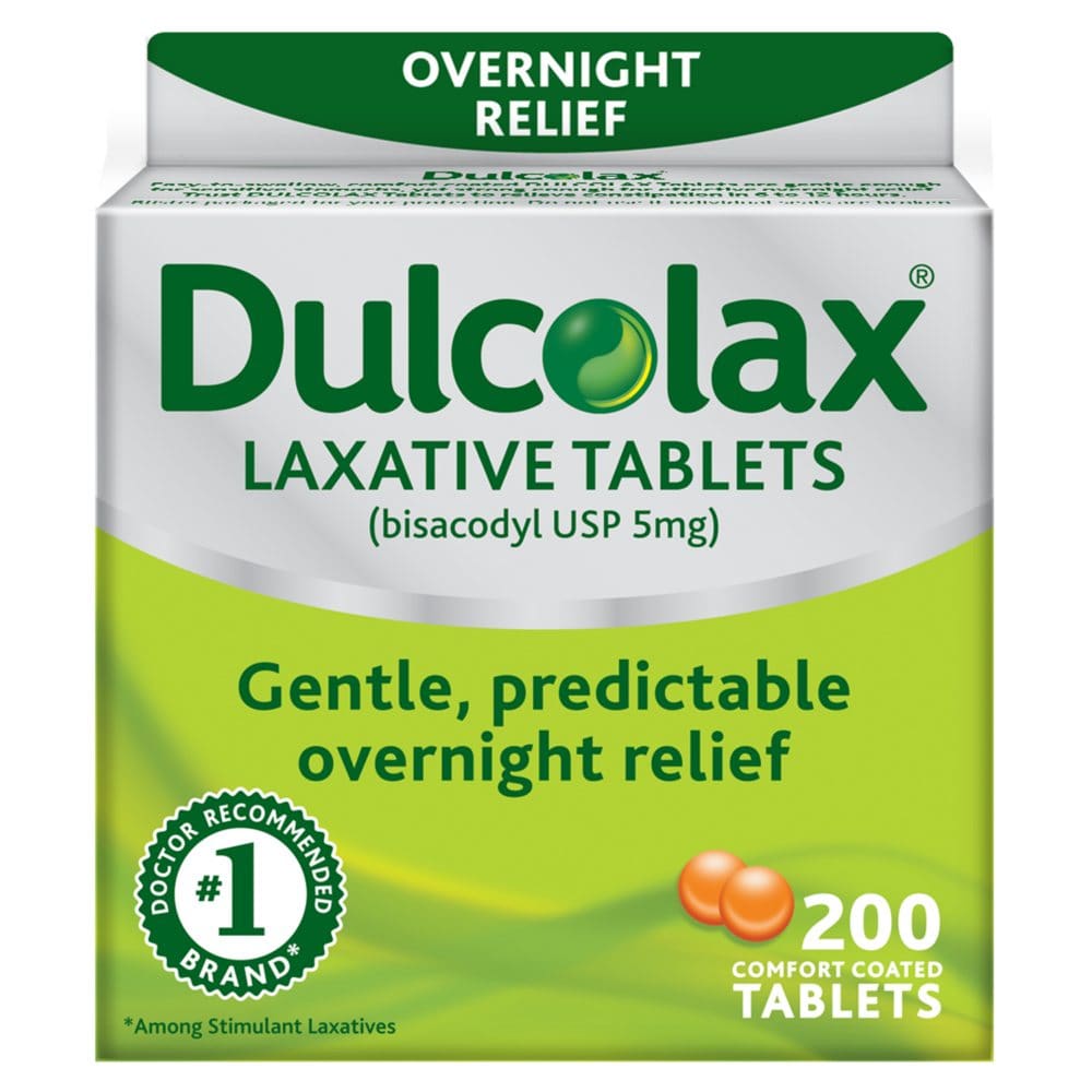 Dulcolax Laxative Tablets (200 ct.) - HSA & FSA - Medicine Cabinet - Dulcolax