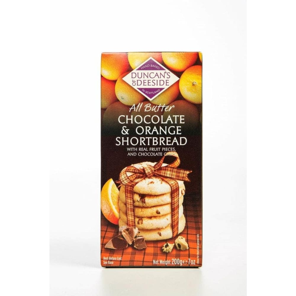 DUNCAN Grocery > Bread DUNCAN: All Butter Chocolate and Orange Shortbread, 7.3 oz