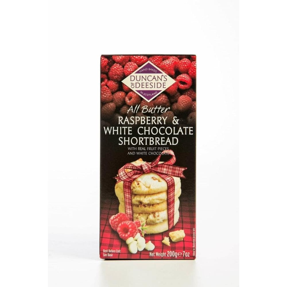 DUNCAN Grocery > Bread DUNCAN: All Butter Raspberry and White Chocolate Shortbread, 7.3 oz