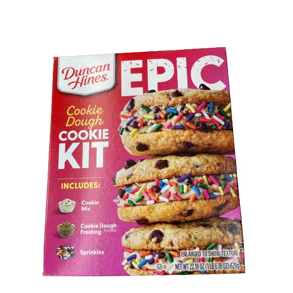 Duncan Hines Epic Kit Cookie Dough Cookie Mix Kit 22.19 oz. - Duncan