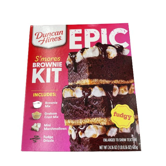 Duncan Hines Epic S’mores Brownie Kit Fudgy 24.16 oz. - Duncan Hines
