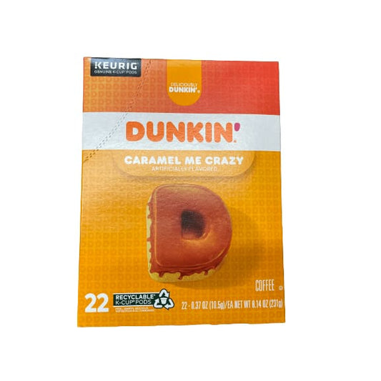 Dunkin’ Dunkin’ Caramel Me Crazy Artificially Flavored Coffee, 22 K-Cup Pods for Keurig Coffee Makers