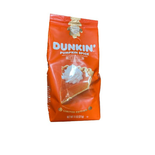 Dunkin’ Dunkin’ Pumpkin Spice Ground Coffee, Limited Edition Fall Coffee, 11 oz. Bag