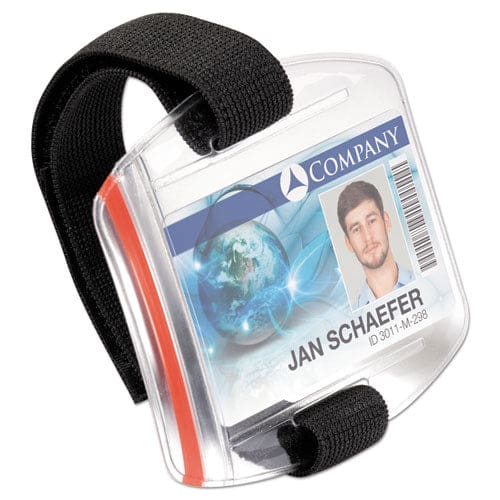 Durable Card Holder Outdoor Secure Vertical 3.42 X 2.12 Clear 10/box - Office - Durable®