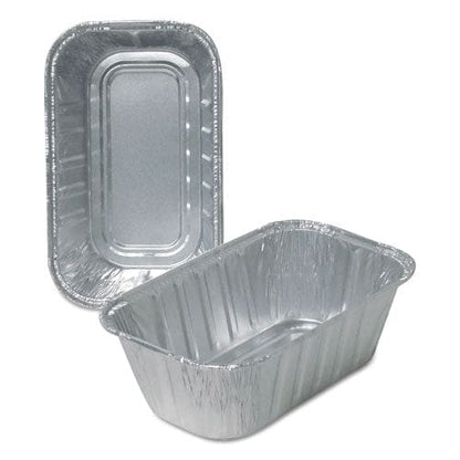 Durable Packaging Aluminum Loaf Pans 1 Lb 6.13 X 3.75 X 2 500/carton - Food Service - Durable Packaging