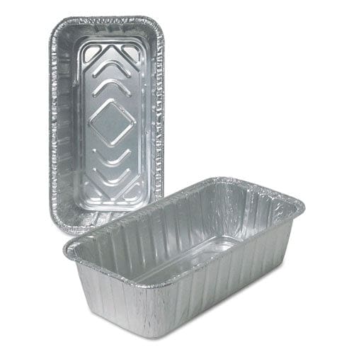 Durable Packaging Aluminum Loaf Pans 2 Lb 8.69 X 4.56 X 2.38 500/carton - Food Service - Durable Packaging