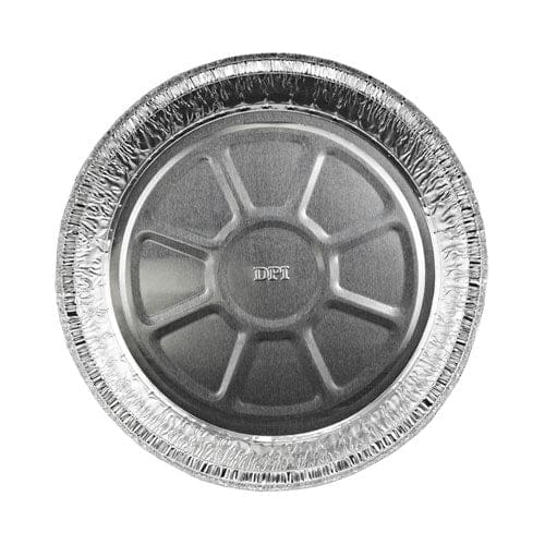 Durable Packaging Aluminum Round Containers 20 Gauge 24 Oz 7 Diameter X 1.75h Silver 500/carton - Food Service - Durable Packaging