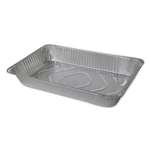 Durable Packaging Aluminum Steam Table Pans Full-size Deep—346 Oz. 3.38 Deep 12.81 X 20.75 50/carton - Food Service - Durable Packaging