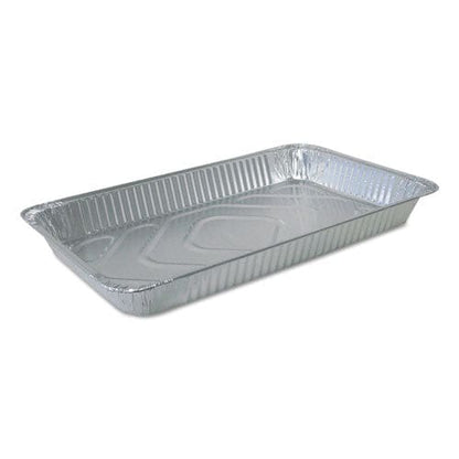 Durable Packaging Aluminum Steam Table Pans Full-size Medium—228 Oz. 2.19 Deep 12.81 X 20.75 50/carton - Food Service - Durable Packaging