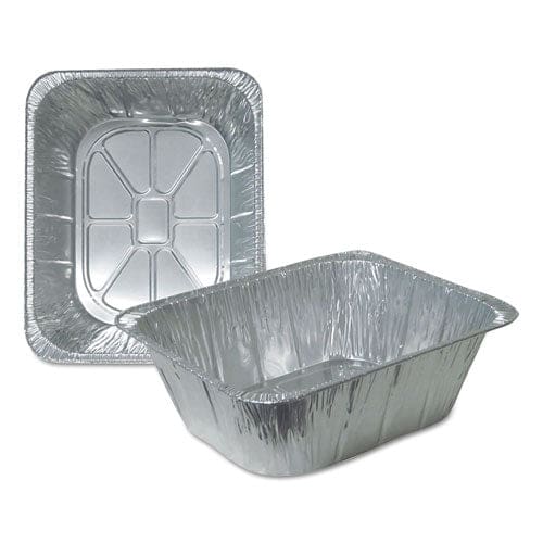 Durable Packaging Aluminum Steam Table Pans Half-size Extra Deep—195 Oz. 4.19 Deep 10.31 X 12.69 100/carton - Food Service - Durable