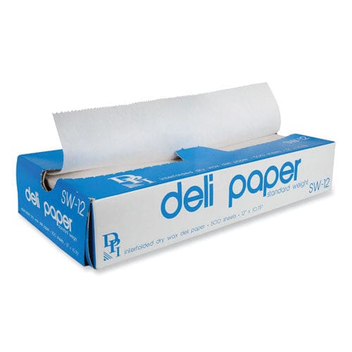 Durable Packaging Interfolded Deli Sheets 10.75 X 12 Standard Weight 500 Sheets/box 12 Boxes/carton - Food Service - Durable Packaging