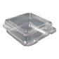 Durable Packaging Plastic Clear Hinged Containers 12 Oz 5.25 X 5.13 X 2.75 Clear 500/carton - Food Service - Durable Packaging