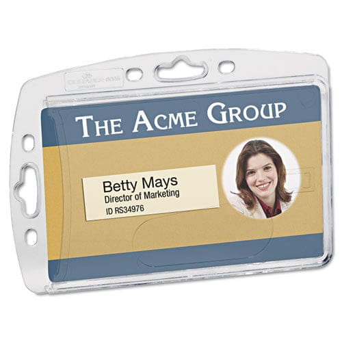 Durable Replacement Card Holder Vertical/horizontal Polystyrene 10/pack - Office - Durable®