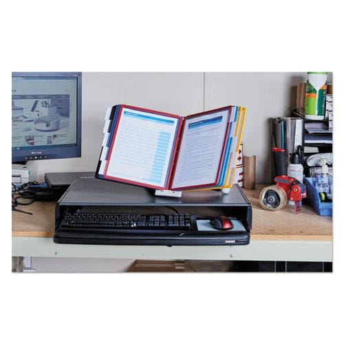 Durable Sherpa Desk Reference System 10 Panels 10 X 5.63 X 13.88 Assorted Borders - Office - Durable®