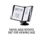 Durable Sherpa Motion Desk Reference System 10 Panels Black Borders - Office - Durable®