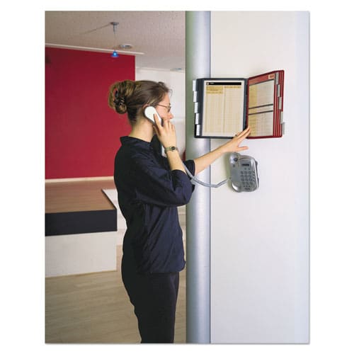 Durable Sherpa Sherpa Wall-mount Reference System 10 Gray Panels Letter Assorted Borders - Office - Durable® Sherpa®