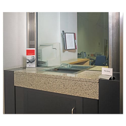 Durable Sherpa Sherpa Wall-mount Reference System 10 Gray Panels Letter Assorted Borders - Office - Durable® Sherpa®