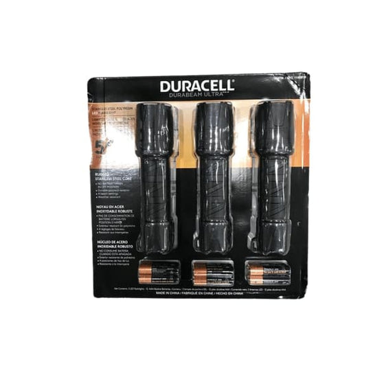 Duracell Durabeam Ultra LED Flashlight 500 Lumens, 3 Count - ShelHealth.Com