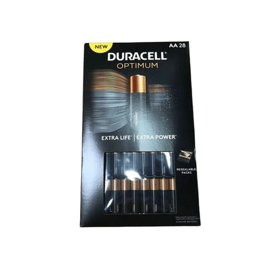 Duracell Optimum AA Batteries, 28 ct. - ShelHealth.Com