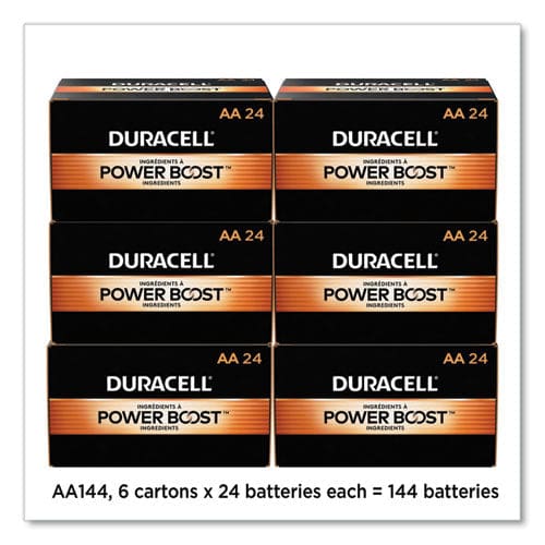 Duracell Power Boost Coppertop Alkaline Aa Batteries 144/carton - Technology - Duracell®